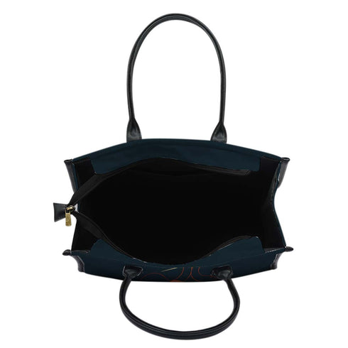 Personalised Black Girl Printed Box Tote Bag - Uncommongifts.in