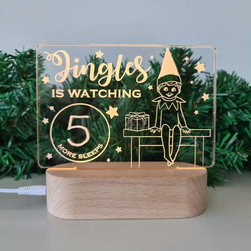 Personalised Christmas Night Light