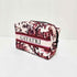 Personalised Leaf Printed Box Pouch for Women