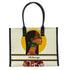 Personalised Beautiful Girl Printed Box Tote Bag - Uncommongifts.in