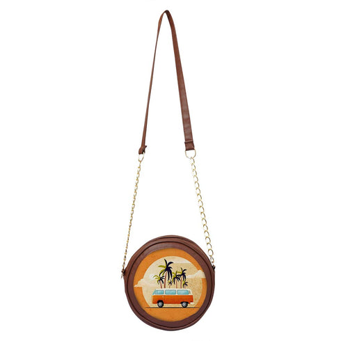 Personalised Round Sling Bag for Fashionable Adventures - Uncommongifts.in