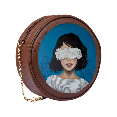 Personalised Round Sling Bag for Trendsetting Travels - Uncommongifts.in