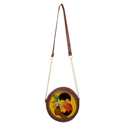 Personalised Fashionable Round Sling Bag for Any Occasion - Uncommongifts.in