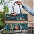 Customized Animal Printed Green Handheld Box Bag - Uncommongifts.in
