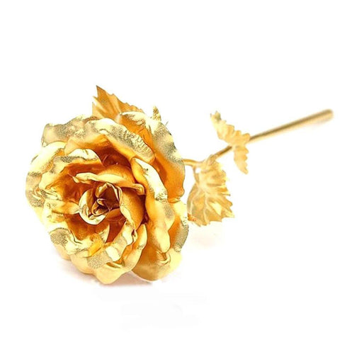 Artificial Gold Plated Rose