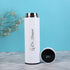 Temperature Bottle With Name - White - Uncommongifts.in