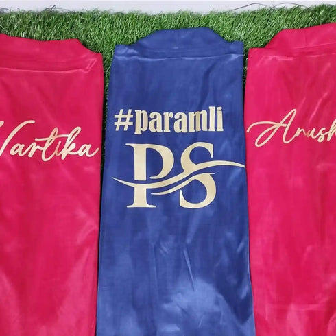 Customized Satin Bride Robes for Women