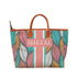 Multicolor Leaf's Printed Personalised Luna Handbag