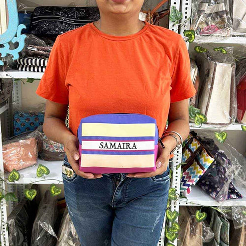 Personalised Multicolor Printed Box Pouch