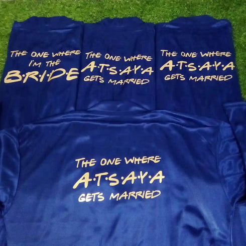 Customized Satin Bride Robes for Women