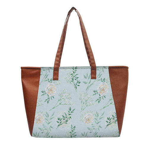 Floral Printed Shopper Shoulder Bag - Uncommongifts.in