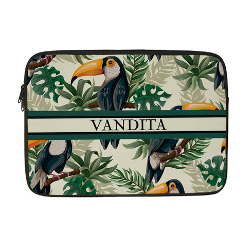 Tiger Printed Personalised Laptop Sleeve/Cover - Uncommongifts.in