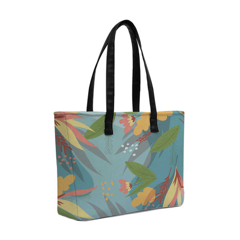 Tropical Print Women's Office Bag - Uncommongifts.in