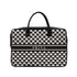 Geometric Personalised Canvas and PU Laptop Bag - Uncommongifts.in