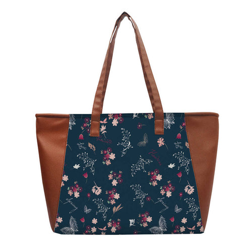 Floral Printed Shopper Shoulder Bag - Uncommongifts.in
