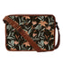 Black Floral Printed Customised Sling Bag - Uncommongifts.in