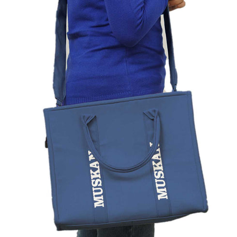 Personalised Blue Woody Tote Bag - Uncommongifts.in