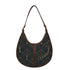 Black Printed Half Moon Hobo Bag - Uncommongifts.in