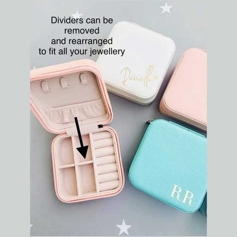 Personalized Organizer Jewellery Box for Women - Dark Pink