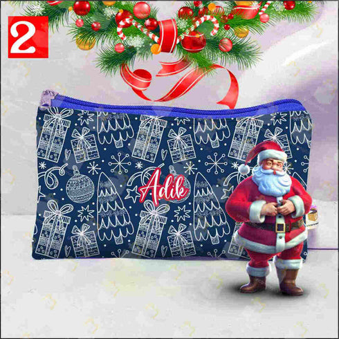Personalised Pencil Pouch for Christmas