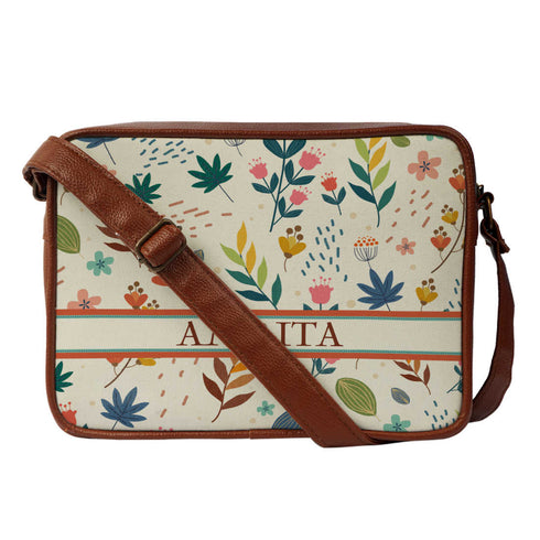 Floral Printed Structured Sling Bag - Uncommongifts.in