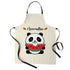 Crazy Corner Panda Printed Canvas Cotton Kitchen Apron - Uncommongifts.in