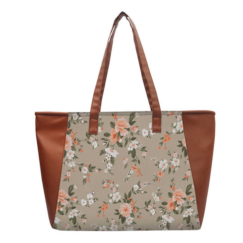Floral Printed Shopper Shoulder Bag - Uncommongifts.in