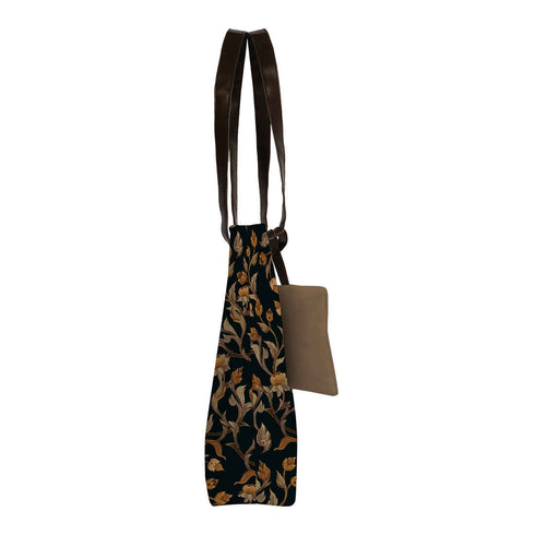 Floral Printed Oversized Shopper Tote Bag - Uncommongifts.in