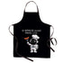 Crazy Corner No Space Between Me & Food Printed Canvas Cotton Kitchen Apron - Uncommongifts.in