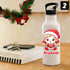 Personalised Steel Bottle With Straw for Christmas