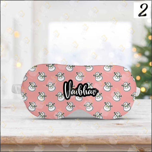 Personalized Christmas Sleep Eye Mask