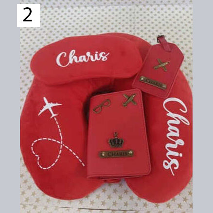 Personalised Neck Pillow Combo Gift Set