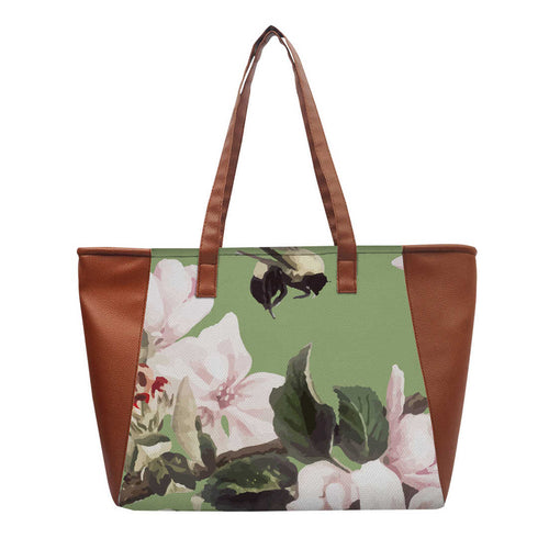 Floral Printed Shopper Shoulder Bag - Uncommongifts.in