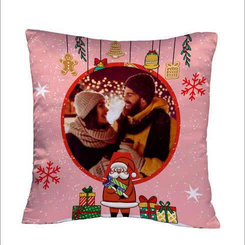 Personalized Christmas Cushion for Festive Home Décor - Uncommongifts.in