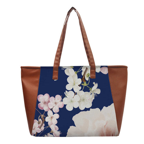 Floral Printed Shopper Shoulder Bag - Uncommongifts.in