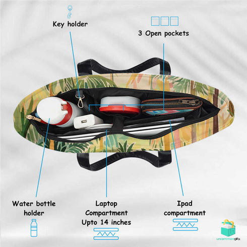 Brunschwig Print Women's Office Bag - Uncommongifts.in