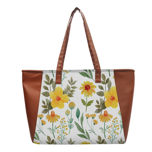 Floral Printed Shopper Shoulder Bag - Uncommongifts.in