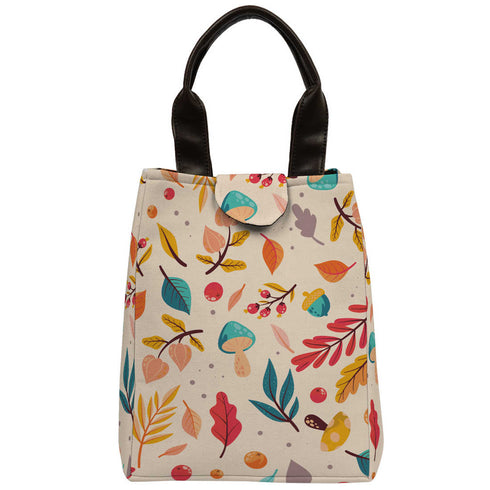 Canvas Printed Lunch Bag - Uncommongifts.in