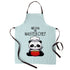 Crazy Corner Master Chef Panda Printed Canvas Cotton Kitchen Apron - Uncommongifts.in