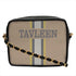 Canvas Customized Striped Sling Bag - Uncommongifts.in