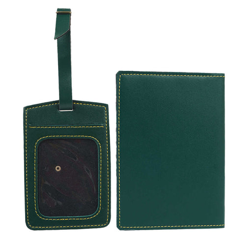 Personalized Luggage Tag With Passport Cover – Combo Gift - Uncommongifts.in