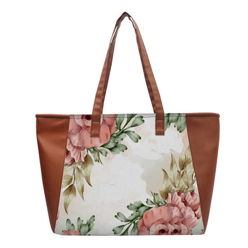 Floral Printed Shopper Shoulder Bag - Uncommongifts.in