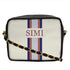 Customized Canvas Striped Sling Bag - Uncommongifts.in