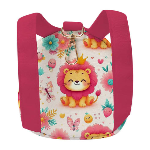 Personalised Animal Printed Backpack Keychain
