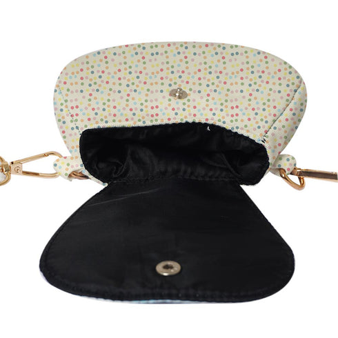 Personalised Cat Printed Sling Bag for Kids