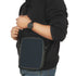 Navy Blue Print Men Sling Bag - Uncommongifts.in