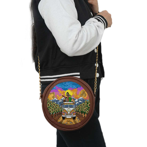 Personalised Canvas Multicolor Printed Sling Bag - Uncommongifts.in