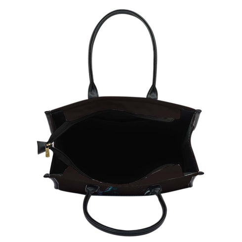 Personalised Black Girl Printed Box Tote Bag - Uncommongifts.in