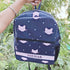 Personalised Cat Printed Kids Bag Pack Combo Gift Set