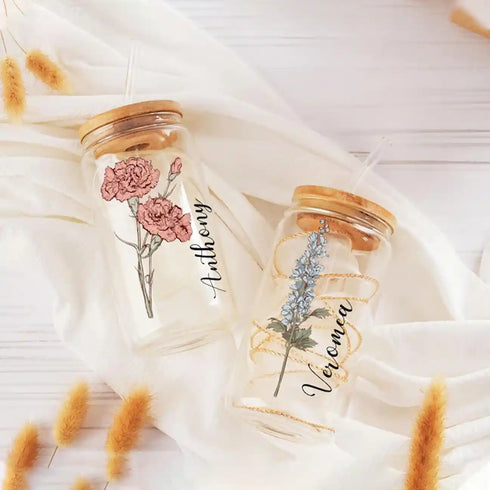 Personalized Glass Tumbler